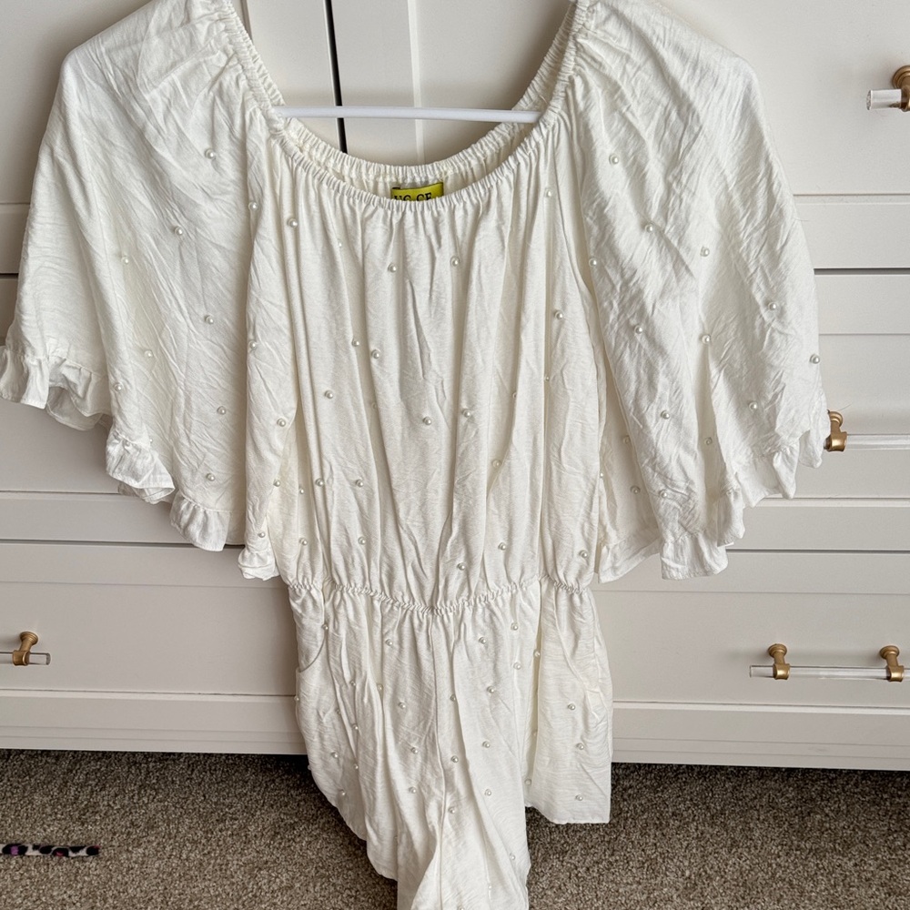 White Pearl Romper